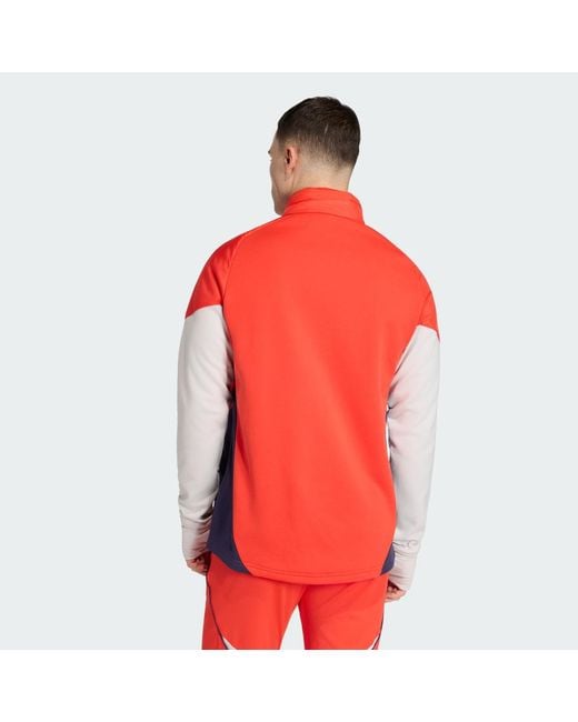 Adidas Red Fc Bayern Tiro 25 Winterized Top for men