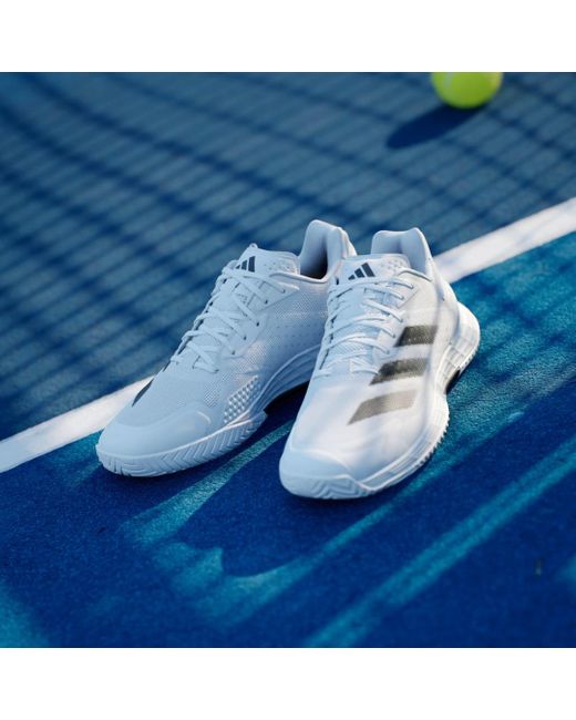 Adidas White Defiant Speed 2 Tennis Shoes for men