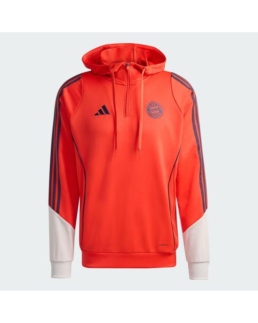 Adidas Red Fc Bayern 25/26 Sweat Hoodie for men