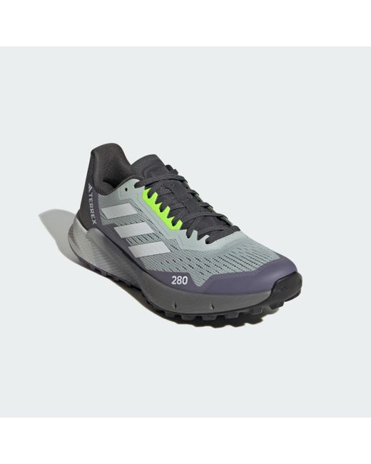 Adidas Blue Terrex Agravic Flow 2.0 Trail Running Shoes