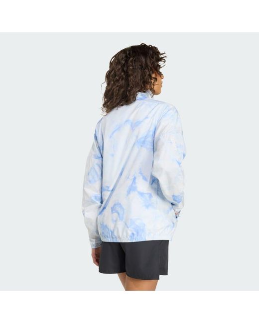 Adidas Blue Terrex Spray Dye Clima365 Wind Jacket
