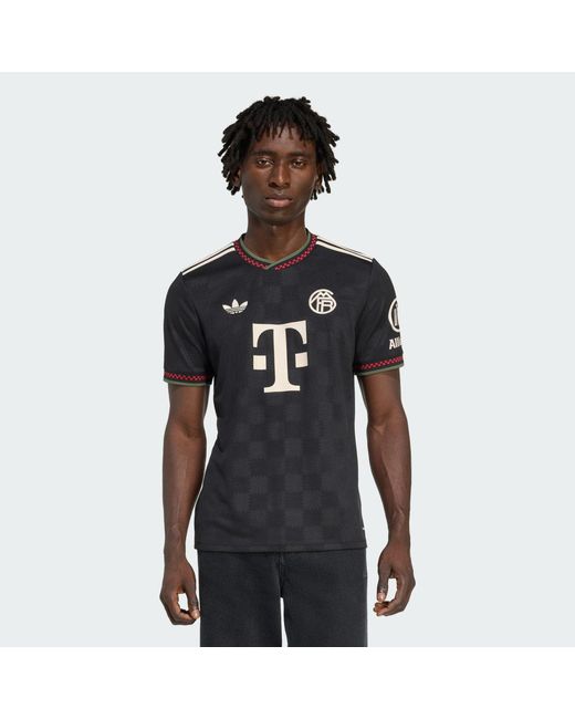 Adidas Black Fc Bayern 25/26 Third Jersey for men