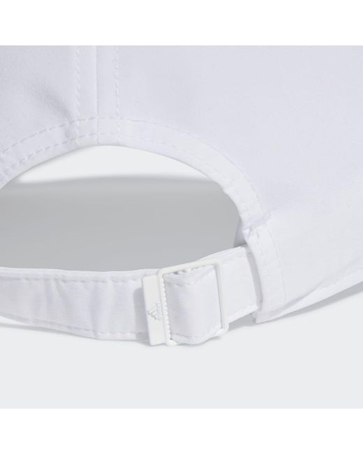 Adidas White Metal Badge Lightweight Baseball Cap