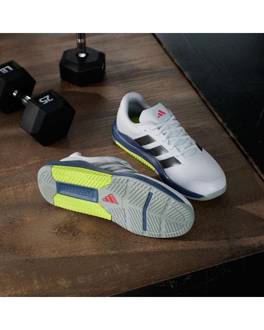 Adidas Blue Dropset Base Training Shoes for men