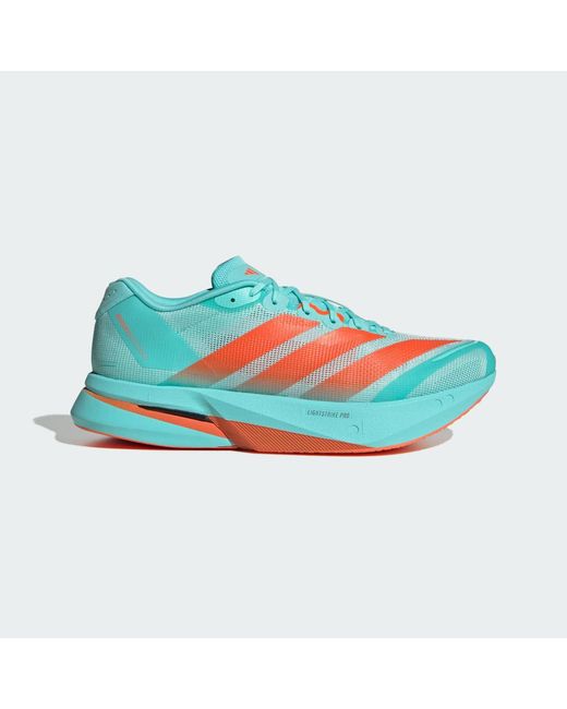 Adidas Blue Adizero Boston 13 Shoes for men