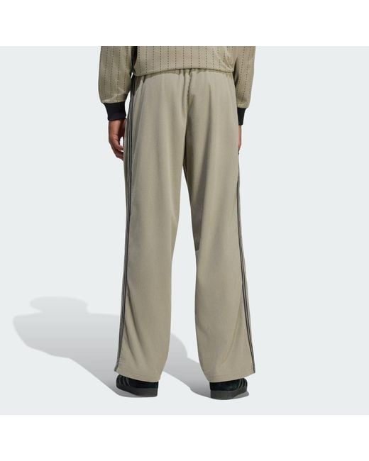 Adidas Natural Firebird Corduroy Track Trousers for men