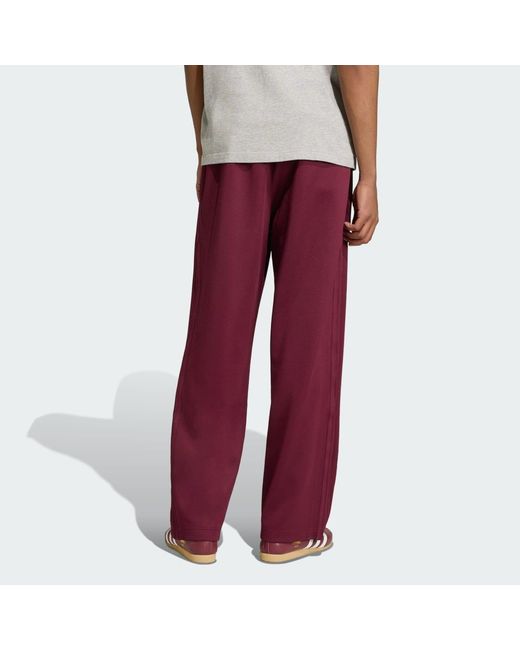 Adidas Red Sst Premium Track Tracksuit Bottoms for men