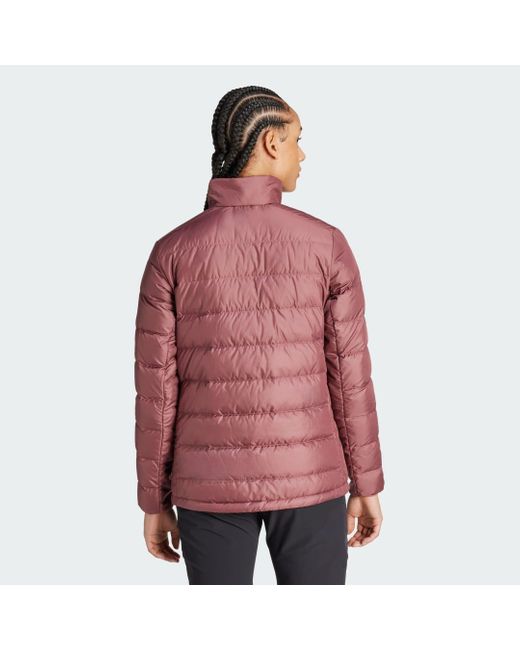 Adidas Red Terrex Multi Light Down Jacket