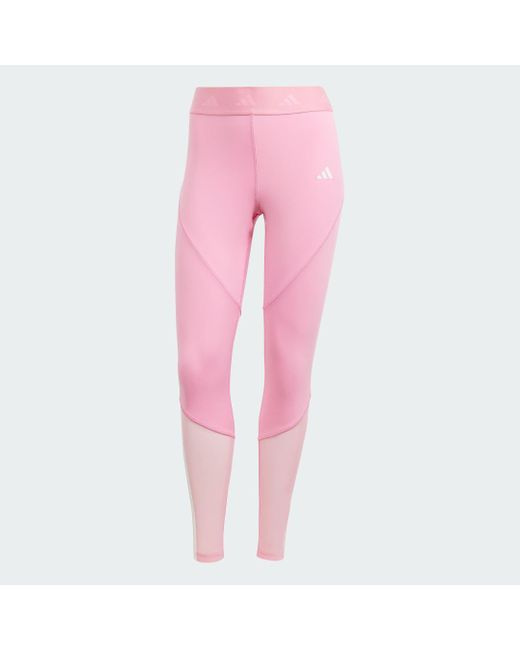 Leggings Hyperglam Full-Length di Adidas in Pink