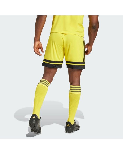 Adidas Yellow Squadra 25 Shorts for men