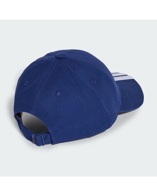 Adidas Blue 3-Stripes New Logo Baseball Cap