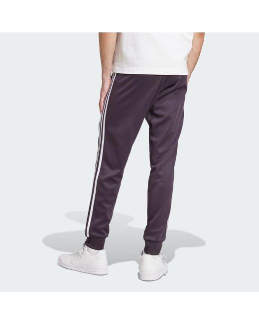 Adidas Purple Adicolor Classics Sst Track Pants for men
