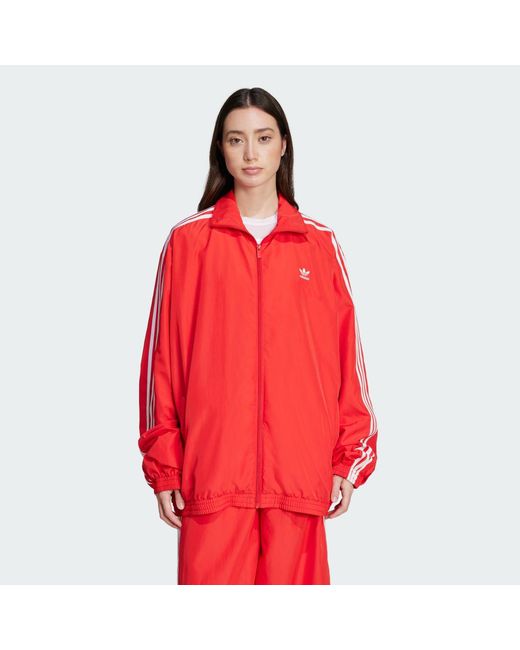 Adidas Originals Red Adilenium Season 3 Oversized Track Top