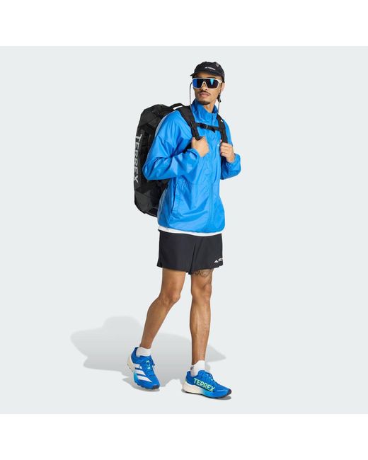 Adidas Blue Terrex Multi Clima365 Windweave Jacket for men