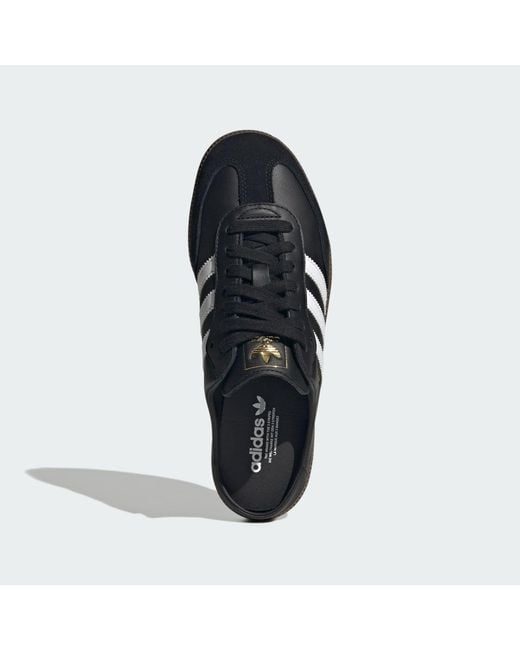 Adidas Black Samba Og Mule Shoes