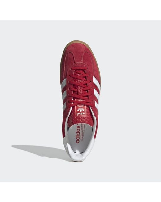 Adidas Red Gazelle Indoor Shoes