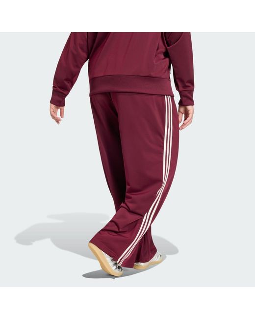 Adidas Red Firebird Loose Track Tracksuit Bottoms