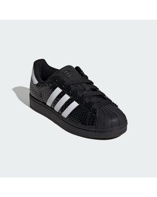 Adidas Black Superstar Ii Shoes