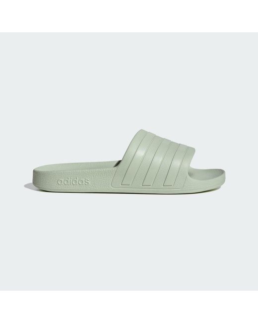 Adidas Green Adilette Aqua Slides
