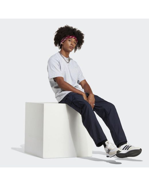 Adidas Blue Rifta City Boy Cargo Trousers (gender Neutral) for men