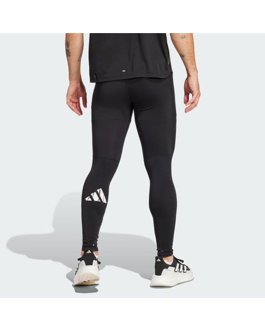 Adidas Black Run It Leggings for men