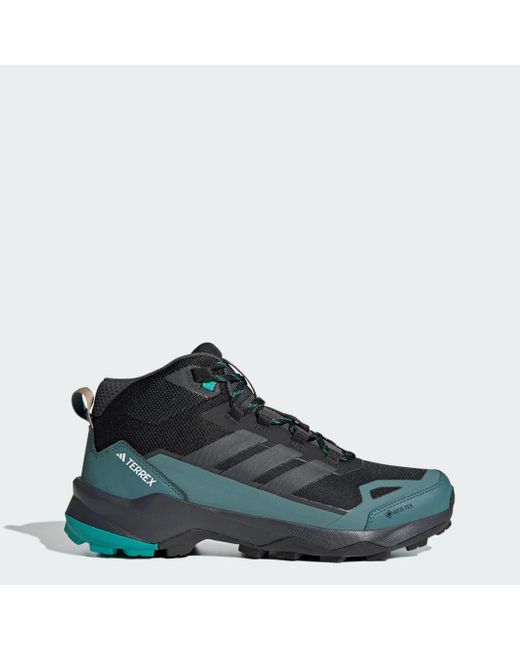 Adidas Blue Terrex Skychaser Ax5 Mid Gore-Tex Hiking Shoes for men