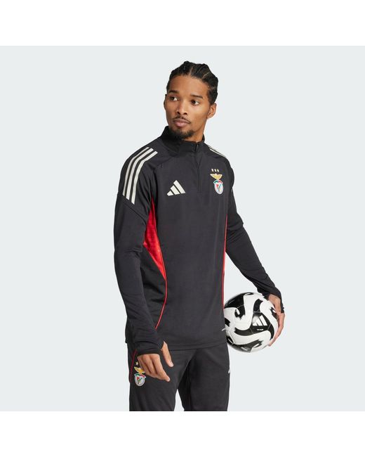 Adidas Black Benfica Tiro 25 Competition Training Top for men