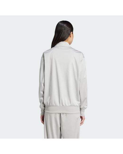 Track Top Adicolor Classic Firebird Loose di Adidas in Gray