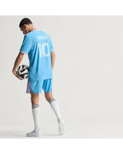 Adidas Blue Inter Miami Cf 25/26 Third Authentic Messi Jersey for men