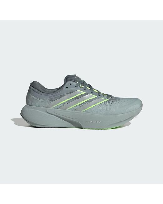 Adidas Green Supernova Solution 3 Running Shoes for men