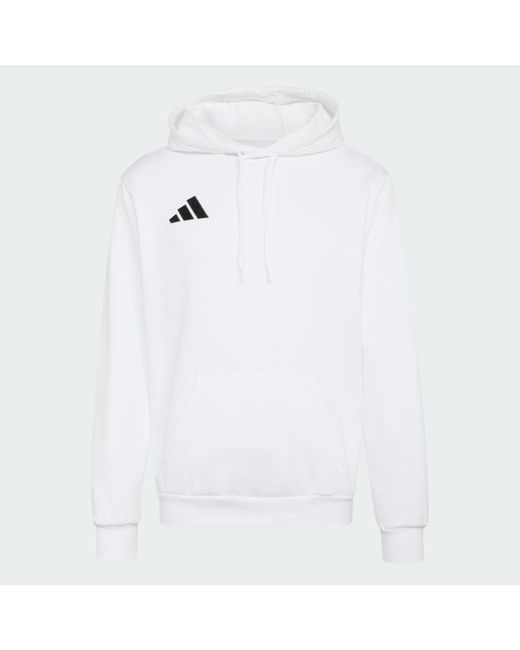 Adidas White Entrada26 Hoodie for men