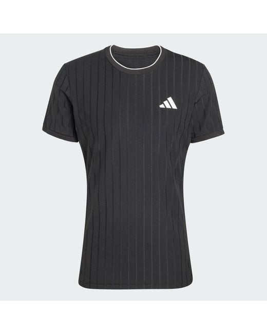 Adidas Black Tennis Climacool Freelift T-Shirt Pro for men