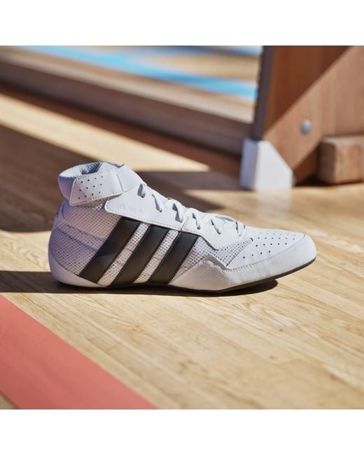 Adidas White Hvc Plus Shoes