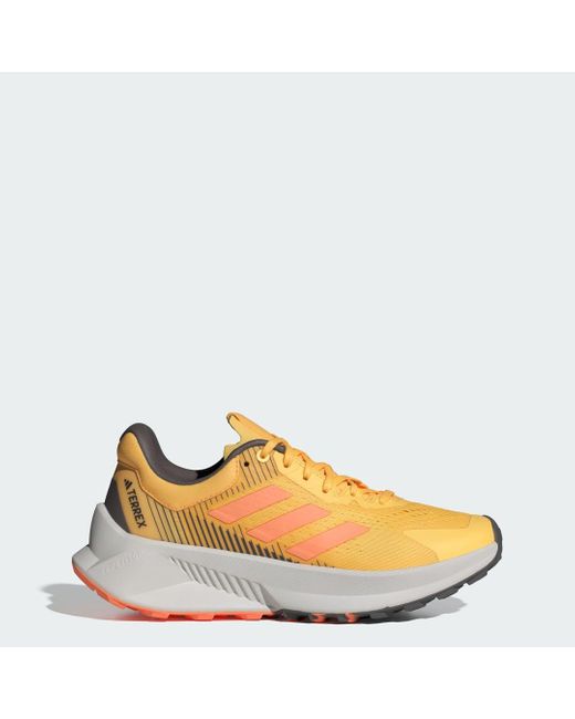 Adidas Yellow Terrex Soulstride Flow Trail Running Shoes