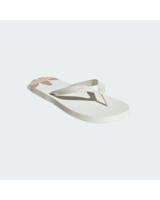 Adidas White Adi Sun Thongs