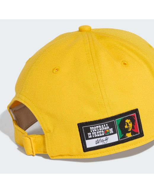 Adidas Yellow Jamaica 26 X Bob Marley Baseball Cap