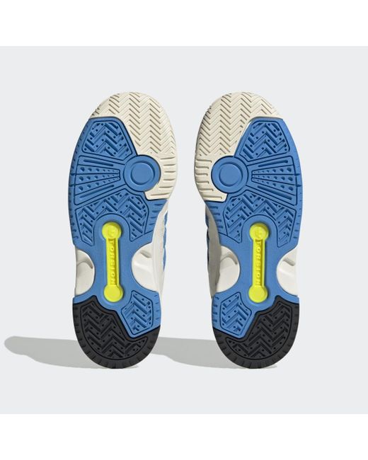 Adidas Blue Torsion Response Tennis Low Shoes