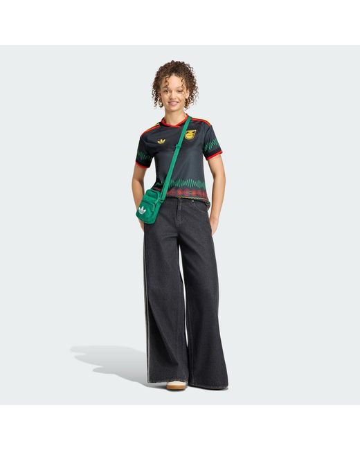 Adidas Black Jamaica National Team 2026 Away Replica Jersey