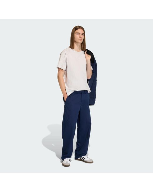 Adidas White Premium Essentials T-Shirt for men