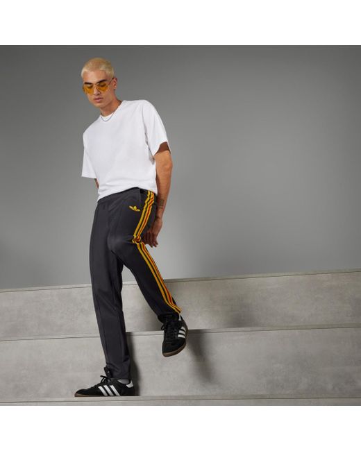 Adidas Gray Belgium Beckenbauer Tracksuit Bottoms