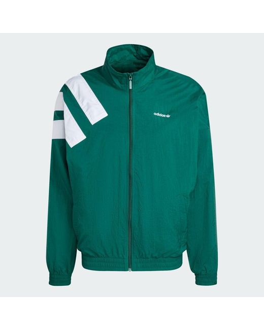 Adidas Green Archive Blocked Track Top for men