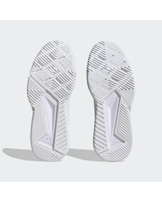 Adidas White Court Team Bounce 2.0 Shoes