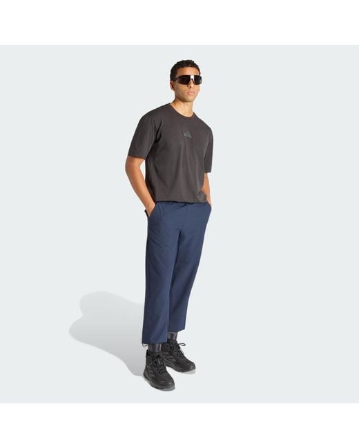 Adidas Blue Terrex Multi Liteflex Tracksuit Bottoms for men
