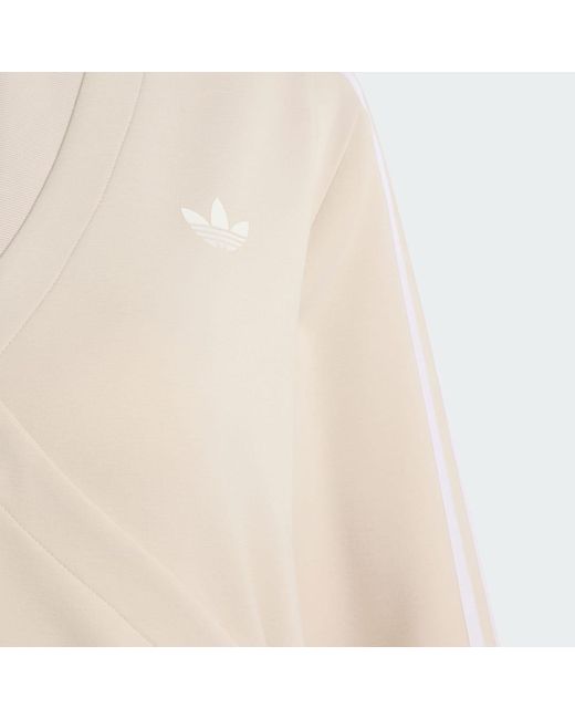 Adidas White Adiluna Season 2 Wrap Around Sstr Track Top