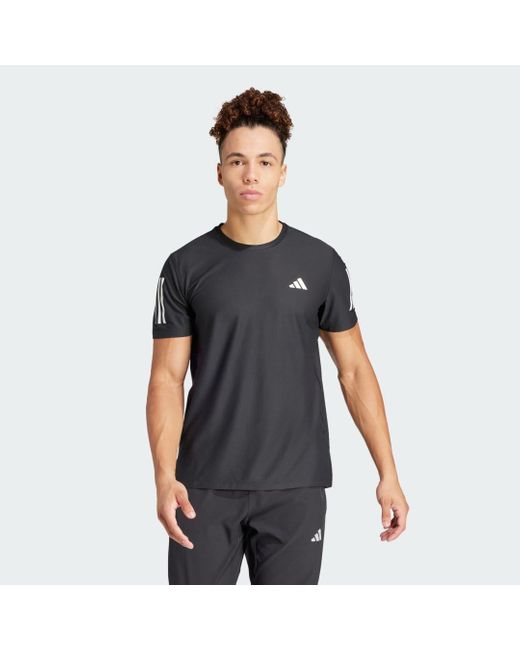 Adidas Own The Run T-shirt in het Gray voor heren