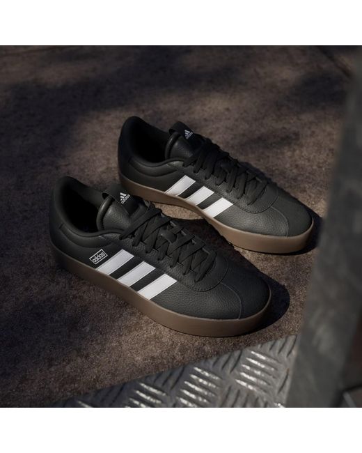 Adidas Black Vl Court 3.0 Shoes