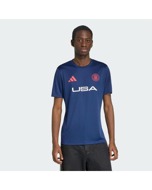 Adidas Blue Fifa World Cup 26 Usa Jersey for men