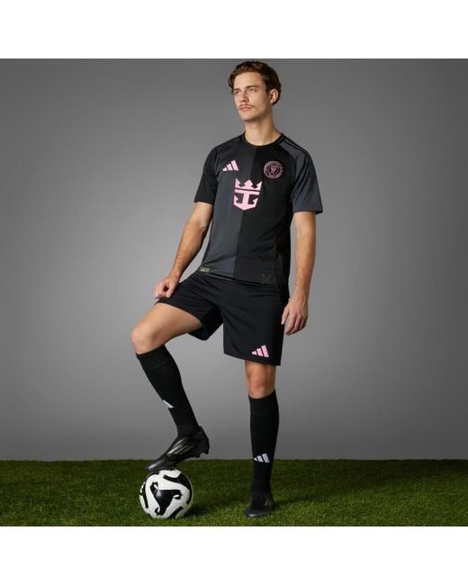 Adidas Gray Inter Miami Cf 25/26 Away Authentic Jersey for men