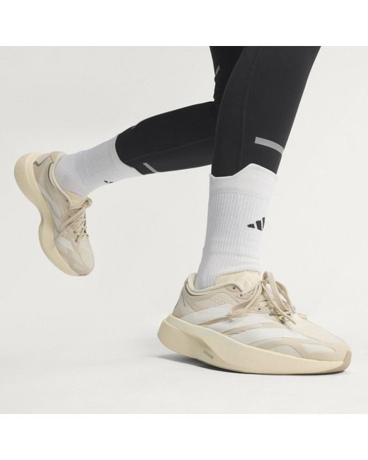 Adidas White Adizero Evo Sl Exo Suede Lightstrikepro Running Shoes