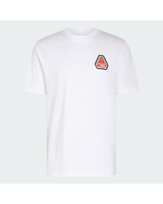Adidas White Audi Revolut F1 Team Nico Hulkenberg Graphic T-Shirt for men